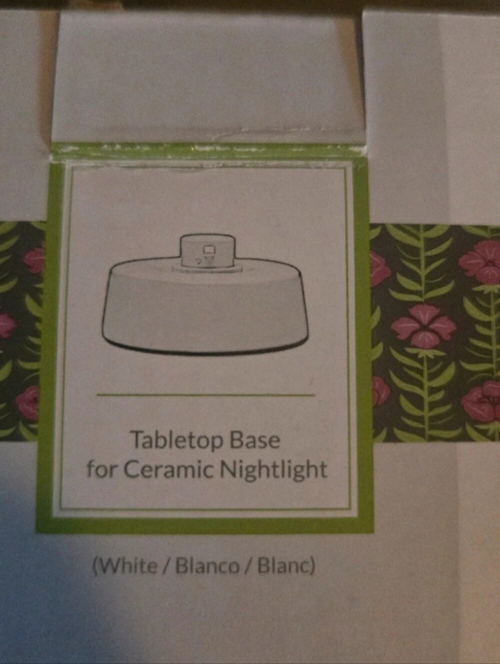 NIB Scentsy Tabletop Base designed for Ceramic Nightlights